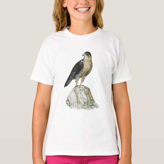 Peregrine falcon  Girls' T-Shirts (Frente)