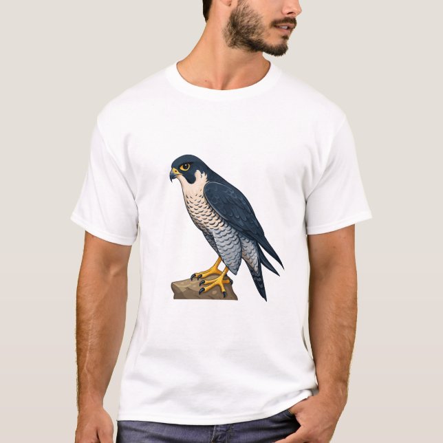 Peregrine falcon  Men's T-Shirts (Frente)