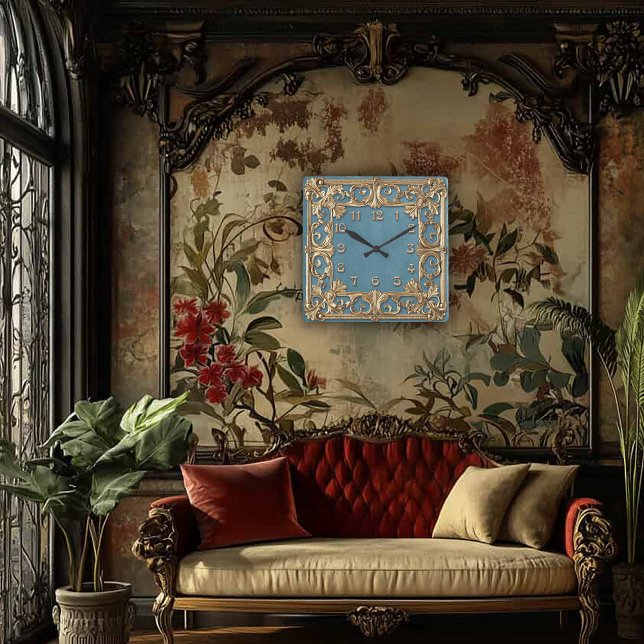Perfeição ornamentada em um Relógio de Parede Art  (Criador carregado)