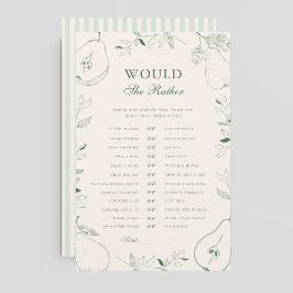 Perfeito Chá de panela De Pear Ela Iria Preferenci