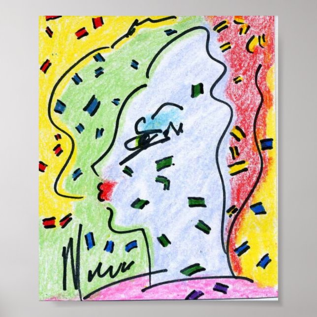 Perfil de estilo Peter Max 60s com Posters confitt (Frente)