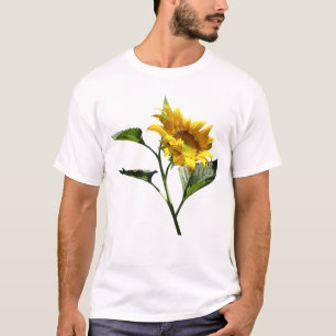Perfil de um T-Shirt girassol
