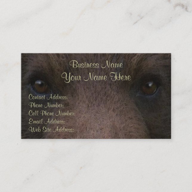 Perfil e Cartões de visitas de engrenagens brilhan (Frente)