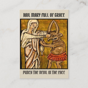 Perfurador abençoado da Virgem Maria os cartões