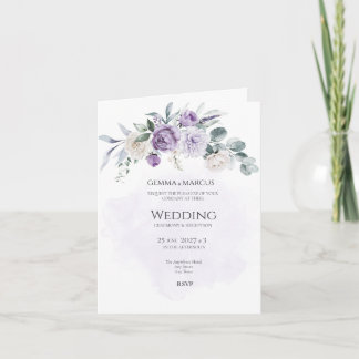 Perfusão Lilac Convite De Casamento Floral