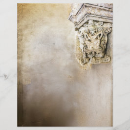 Pergaminho do Estilo de Vintagem Idade Média Antec