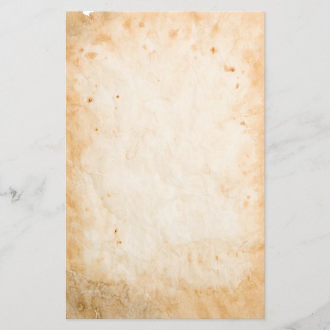 Pergaminho velho, artigos de papelaria do estilo (Frente)