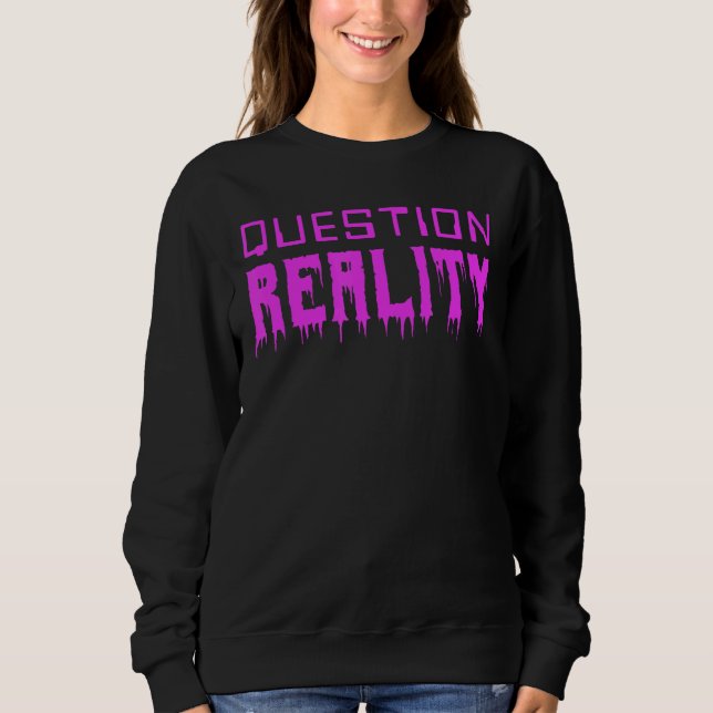 Pergunta Realidade Camisetas Questão Digital E Hor (Frente)