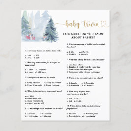 Perguntas e Respostas para Bebê de Inverno | Jogo