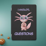 Perguntas sobre o Axolotl, cor-de-rosa-branca<br><div class="desc">Adorável capa de ipad axolotal para mostrar seu amor por axolotls e seu amor pela escola. Excelente para todos os geeks e nerd com profundo amor por esses anfíbios em particular. Ilustrada e projetada por Patricia Alvarez.</div>