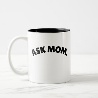 Pergunte à mamãe caneca, mamãe sabe tudo xícara de