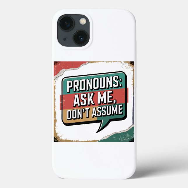 Pergunte-me, não suponha capas de iphone clássica| (Verso)