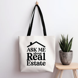 Pergunte-Me Sobre A Bag De Tote Imobiliária