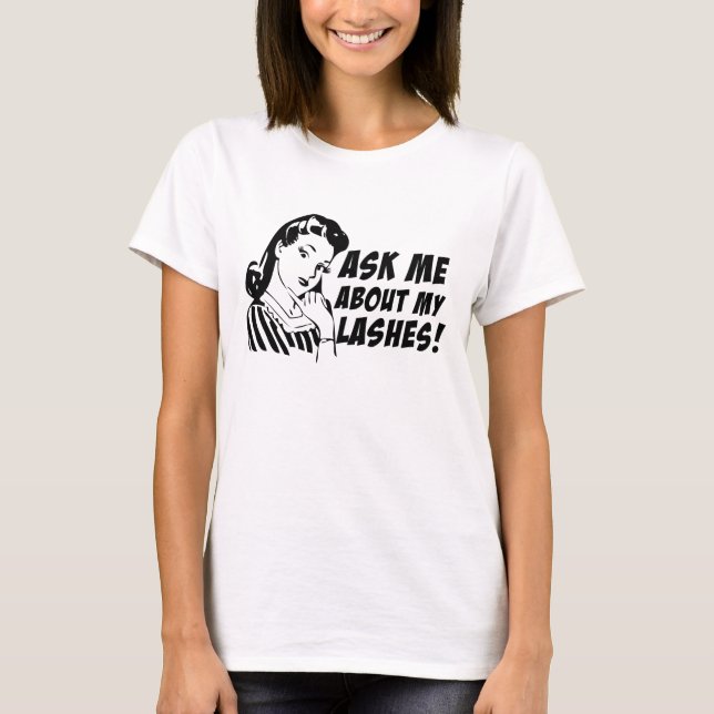 Pergunte-me sobre meus chicotes - t-shirt (Frente)