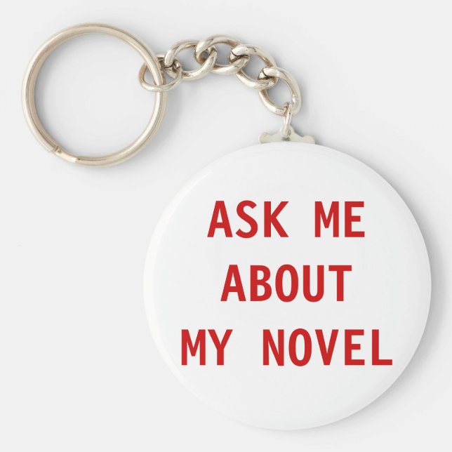 Pergunte-me sobre o meu Chaveiro de novo (Frente)