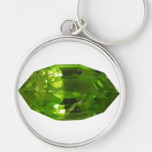 Peridot Verde Chaveiro da Gemstone