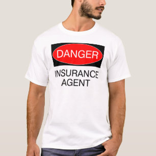 Perigo - Agente De Seguro Engraçado T-Shirt Mug H