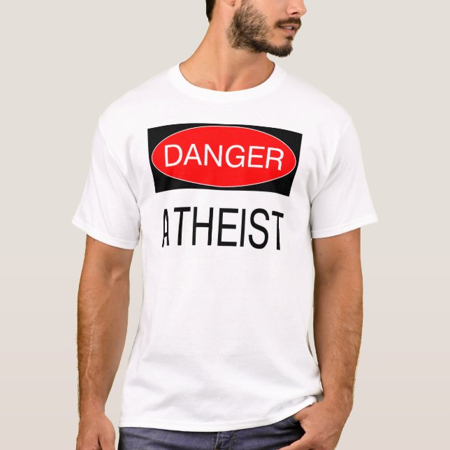 Perigo - Camiseta Divertida Ateu Caneca Chapéu Ave (Frente)