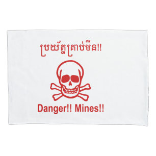 Perigo! Minas! ☠ Khmer - Sinal ☠