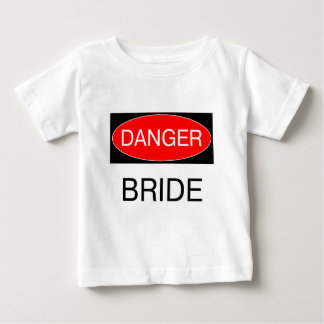 Perigo - Noiva Camiseta Engraçada de Casamento Can