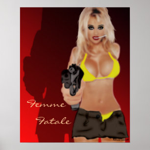 Perigosa Poster de Sombra Loura Fatale
