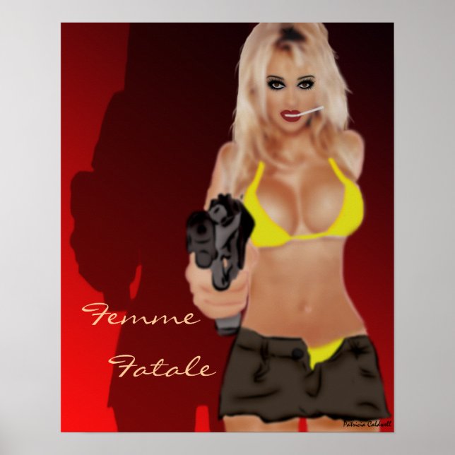 Perigosa Poster de Sombra Loura Fatale (Frente)
