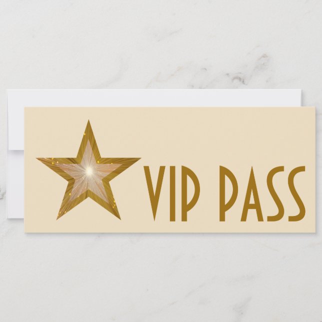 Período de tempo do convite para o 'VIP PASS' da E (Frente)