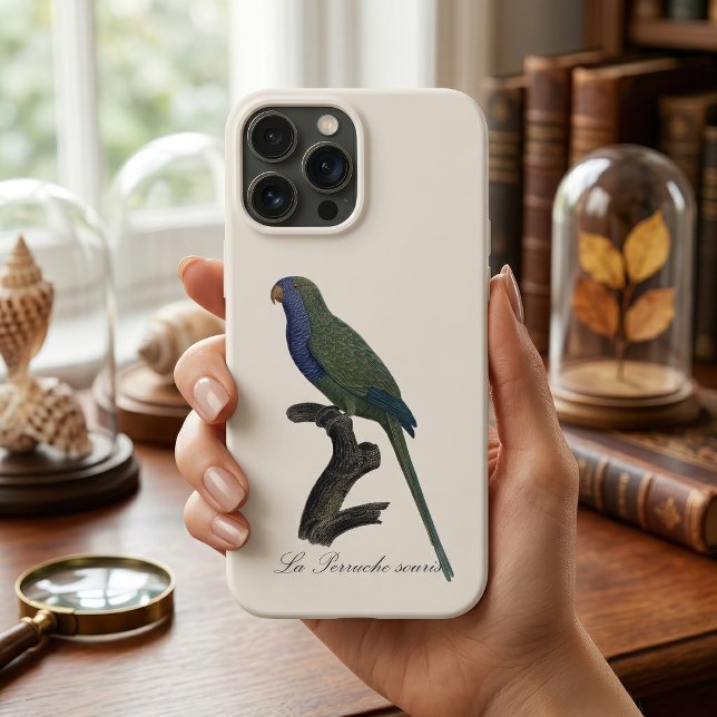 Periquito-rei ou Cairaça, Myiopsitta Monachus (Monk Parakeet or Monk Parrot, Myiopsitta Monachus. iPhone Case)
