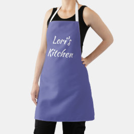 Periwinkle Apron Personalizado