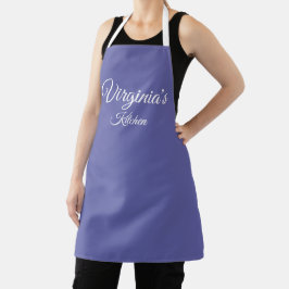 Periwinkle Apron Personalizado