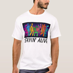 Permanecendo t-shirt vivos, disco