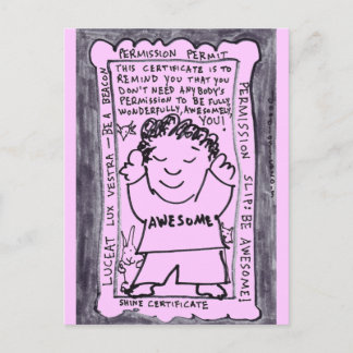 Permissão Não Necessária - Cartão Postal