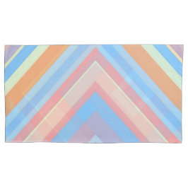 Pernas de fronha com padrão geométrico de ferrugem