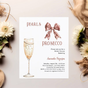 Pérola Chá de panela cor-de-rosa Prosecco