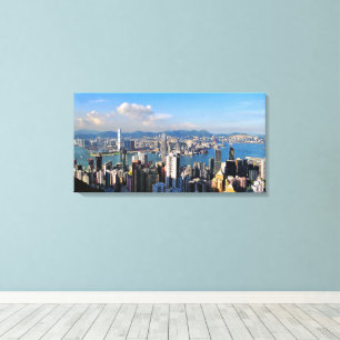 Pérola de Hong Kong do Orient Stretch Canvas Print