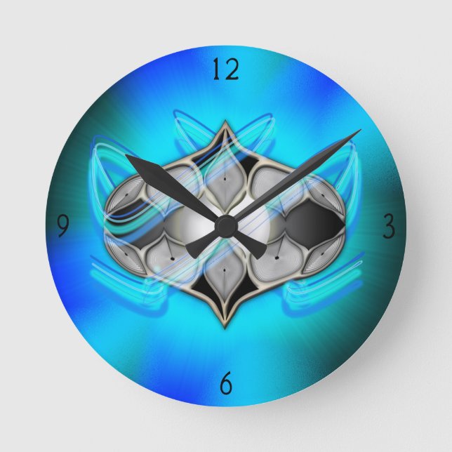 Pérola No Relógio Redondo (Frente)