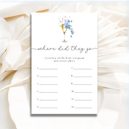 Pérolas Azuis Prosecco Onde Eles Foram Jogo De Chá