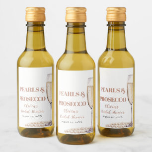 Pérolas Douradas Elegantes e Chá de panela Prosecc