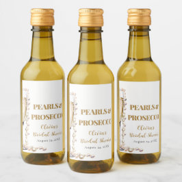 Pérolas Douradas Elegantes e Chá de panela Prosecc