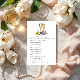 Pérolas e Jogo de Memória do Chá de panela Prosecc