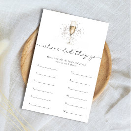 Pérolas e Prosecco Onde Eles Foram Jogo De Brida