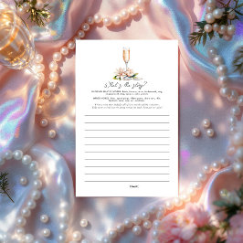 Pérolas e Prosecco Qual é a história? Jogo Bridal