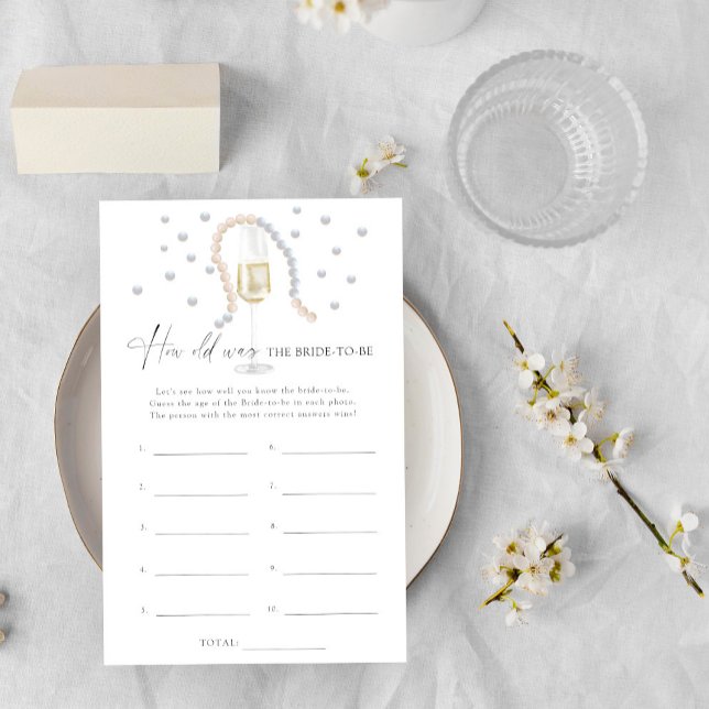 Pérolas e Prosecco Quantos anos a noiva tinha de s (Criador carregado)