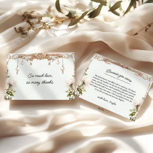 Pérolas Elegantes e Cartão de Agradecimento Prosec