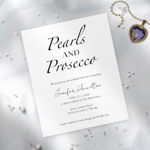 Pérolas Pretas e Brancas e Chá de panela Prosecco