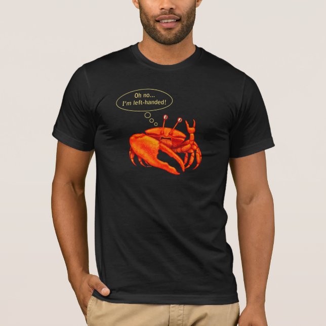 "Perplexed t-shirt do caranguejo" (Frente)