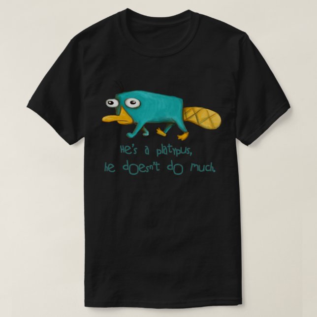 Perry the Platypus v2.0 Essential T-Shirt (Frente do Design)