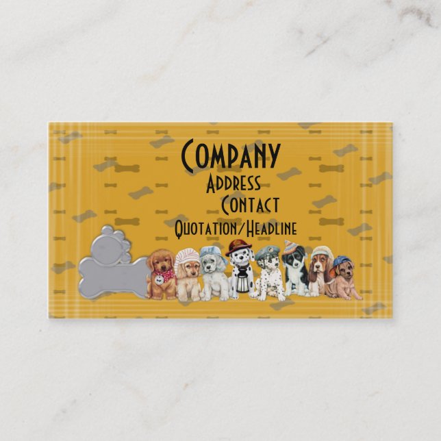 persegue o cartão de visita da vida (Frente)