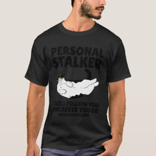 Perseguidor Pessoal Camisa Manga Longa Vaca Gato S
