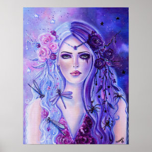 Persephone Greek mythology poster art by Renee